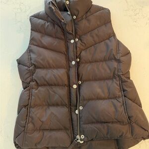 J. Crew Brown Puffer Vest